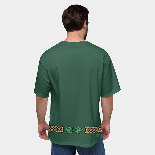 Мужская футболка оверсайз Славянская богиня Берегиня / 3D-принт – фото 4