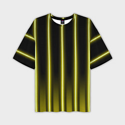 Мужская футболка оверсайз Neon yellow