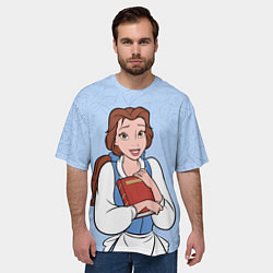 Футболка оверсайз мужская Beautiful Belle - big pictures, цвет: 3D-принт — фото 2