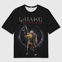 Футболка оверсайз мужская Quake champions - Ranger, цвет: 3D-принт