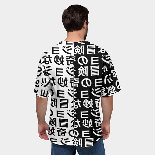 Мужская футболка оверсайз Семь смертных грехов паттерн / 3D-принт – фото 4