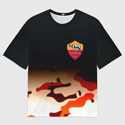 Мужская футболка оверсайз Roma камуфляжный стиль