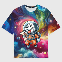 Футболка оверсайз мужская Funny dalmatian puppy - ai art, цвет: 3D-принт