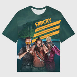 Футболка оверсайз мужская Far Cry villains, цвет: 3D-принт