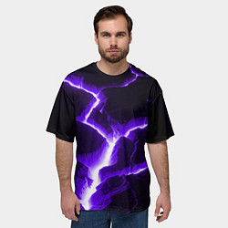 Футболка оверсайз мужская The rift, цвет: 3D-принт — фото 2