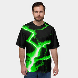 Футболка оверсайз мужская Разлом, цвет: 3D-принт — фото 2