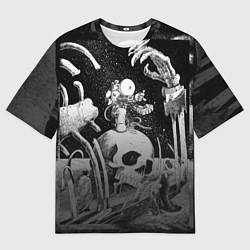 Футболка оверсайз мужская Космическая фантастика, цвет: 3D-принт