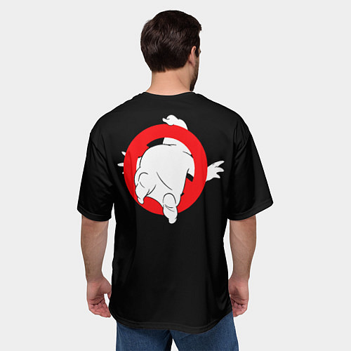 Мужская футболка оверсайз Охотники за привидениями / 3D-принт – фото 4