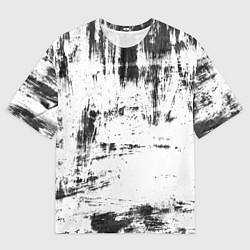 Футболка оверсайз мужская Color black and white, цвет: 3D-принт