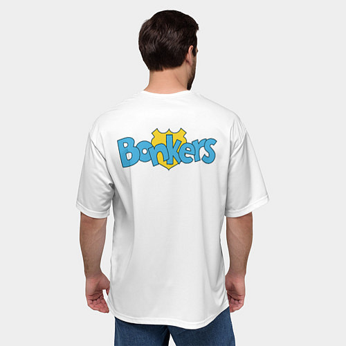 Мужская футболка оверсайз Bonkers D Bobcat / 3D-принт – фото 4