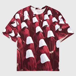 Футболка оверсайз мужская Рассказ служанки паттерн, цвет: 3D-принт