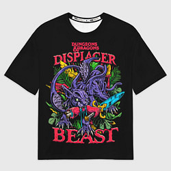 Мужская футболка оверсайз Displacer Beast dnd