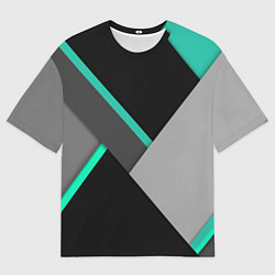 Футболка оверсайз мужская Multicoloured, цвет: 3D-принт