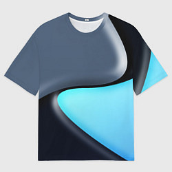 Футболка оверсайз мужская Разноцветный, цвет: 3D-принт