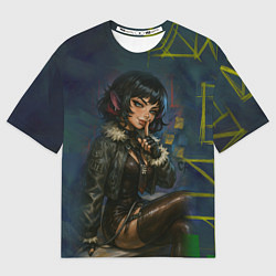 Мужская футболка оверсайз Джейн Доу из ззз