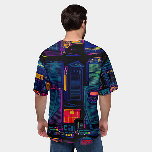 Мужская футболка оверсайз Игровой админ / 3D-принт – фото 4