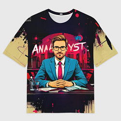 Мужская футболка оверсайз Analyst