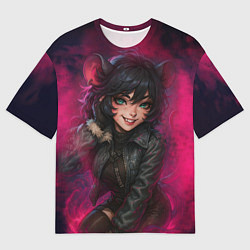 Мужская футболка оверсайз Джейн Доу реализм из ззз