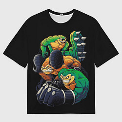 Футболка оверсайз мужская Battletoads trio, цвет: 3D-принт