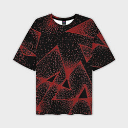 Футболка оверсайз мужская Triangles with dots, цвет: 3D-принт