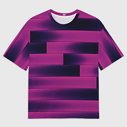 Футболка оверсайз мужская Color pink square, цвет: 3D-принт