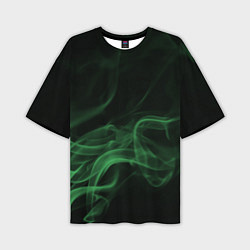 Мужская футболка оверсайз Color smoke green