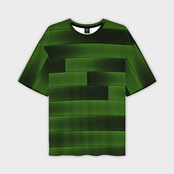 Мужская футболка оверсайз The color is green brick