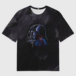 Мужская футболка оверсайз Дарт вейдер краски