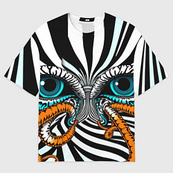 Футболка оверсайз мужская Глаз и щупальца, цвет: 3D-принт