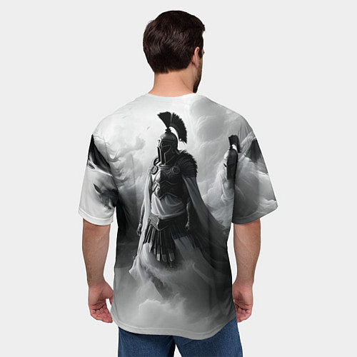 Мужская футболка оверсайз Спартанская армия / 3D-принт – фото 4