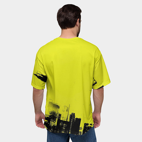 Мужская футболка оверсайз Лазарь: Паркур / 3D-принт – фото 4