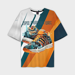 Футболка оверсайз мужская Sneakers, цвет: 3D-принт