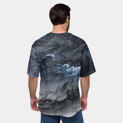 Мужская футболка оверсайз Символика Белобога - оберег / 3D-принт – фото 4