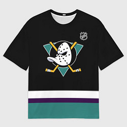 Футболка оверсайз мужская Теему Селянне - Анахайм Дакс, цвет: 3D-принт