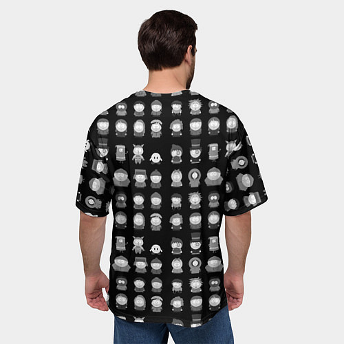 Мужская футболка оверсайз Carpe diem / 3D-принт – фото 4