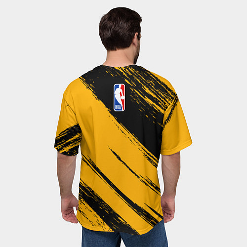 Мужская футболка оверсайз Cleveland Cavaliers NBA / 3D-принт – фото 4