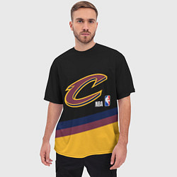 Футболка оверсайз мужская Cleveland Cavaliers NBA basketball, цвет: 3D-принт — фото 2