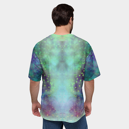 Мужская футболка оверсайз Astro в стиле татуировки / 3D-принт – фото 4
