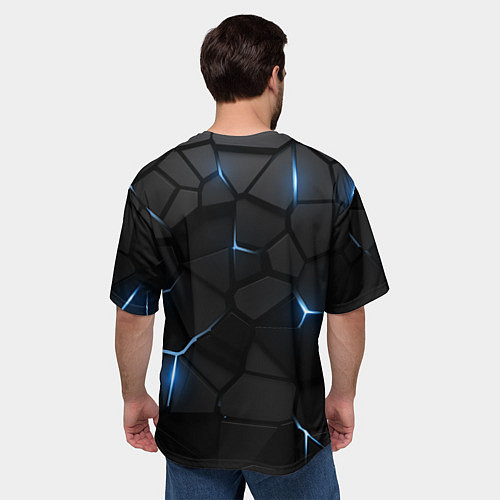 Мужская футболка оверсайз Юта Маммот - НХЛ хоккей / 3D-принт – фото 4