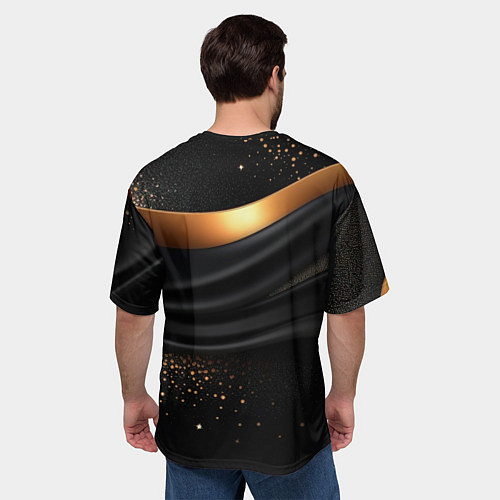 Мужская футболка оверсайз Билли Айлиш в образе Гаргоны / 3D-принт – фото 4