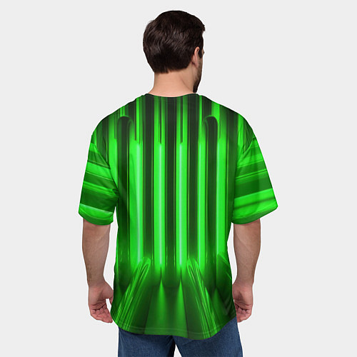 Мужская футболка оверсайз Билли Айлиш космический костюм / 3D-принт – фото 4