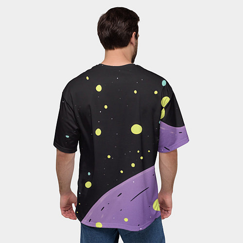 Мужская футболка оверсайз Билли Айлиш в стиле Таро / 3D-принт – фото 4