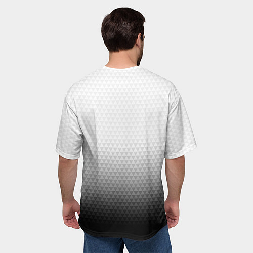 Мужская футболка оверсайз Вашингтон Кэпиталз - градиент / 3D-принт – фото 4