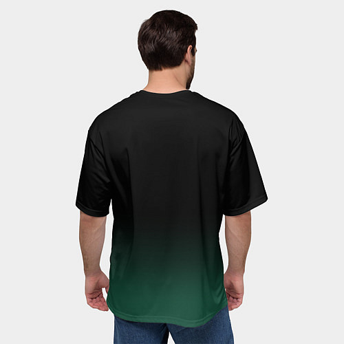 Мужская футболка оверсайз Миннесота Уайлд - градиент / 3D-принт – фото 4