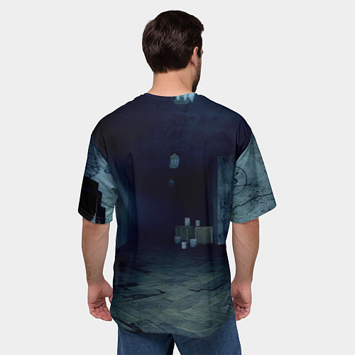 Мужская футболка оверсайз Bones - образ психа / 3D-принт – фото 4