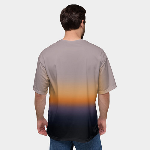 Мужская футболка оверсайз Собака лает мем Сутулая овчарка / 3D-принт – фото 4