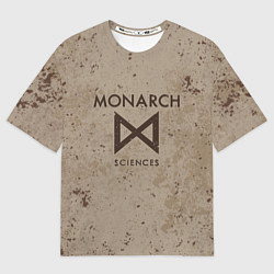 Футболка оверсайз мужская Monarch sciences, цвет: 3D-принт