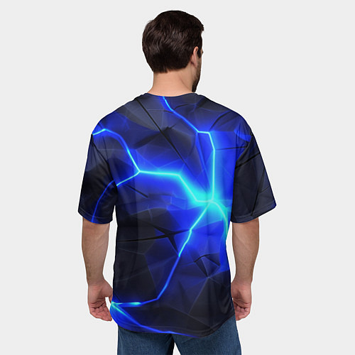 Мужская футболка оверсайз Игра в кальмара страж треугольник / 3D-принт – фото 4