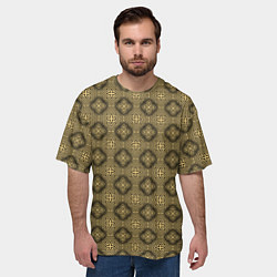 Футболка оверсайз мужская Орнамент в кельтском стиле, цвет: 3D-принт — фото 2