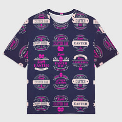 Футболка оверсайз мужская Easter pink, цвет: 3D-принт